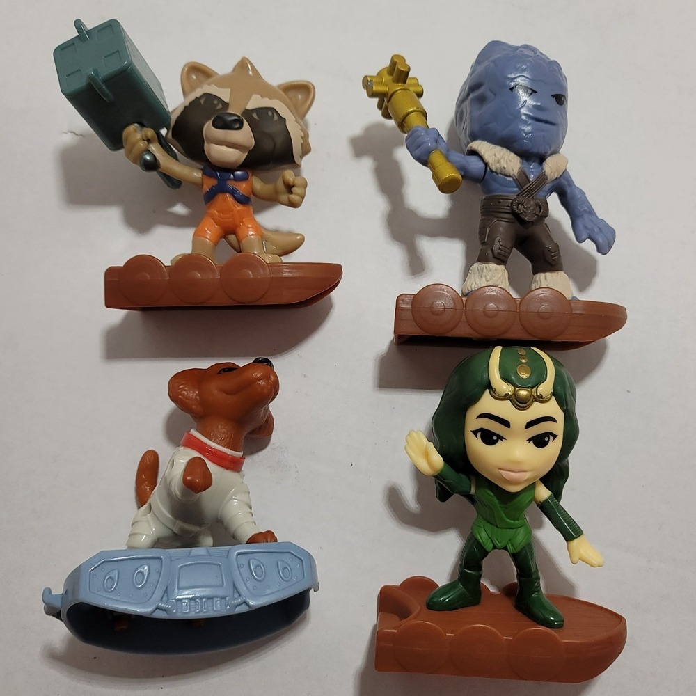 McDonald's‎ Guardians Of The Galaxy Vol. 3 Compete Set Of 4 2023 Happy Meal